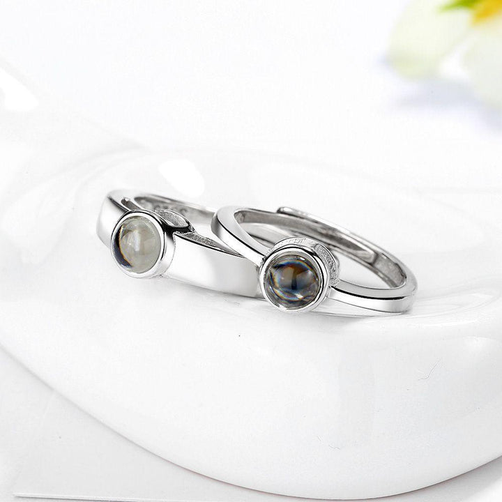 Personalisierte Foto Projektion Paar Ringe - Remigifts
